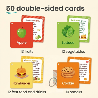Toddla™ 50pcs Flash Cards