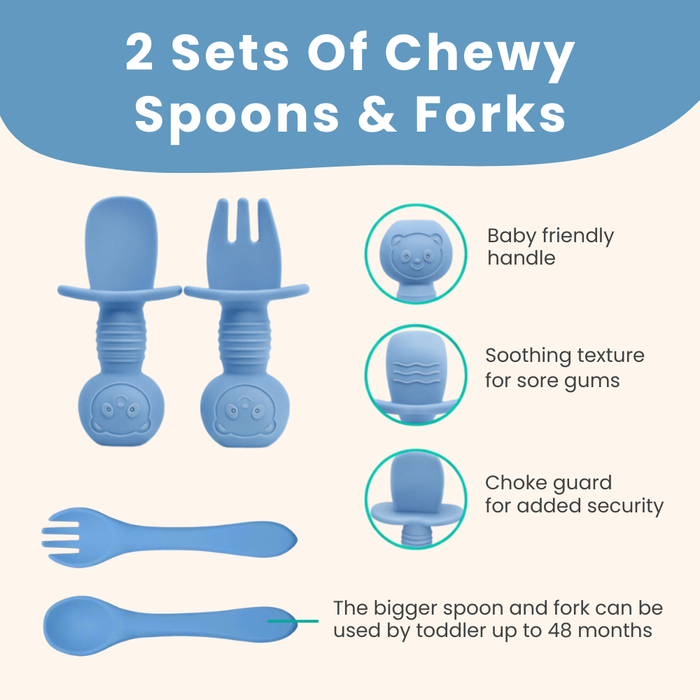 Toddla™ Silicone Baby Feeding Set
